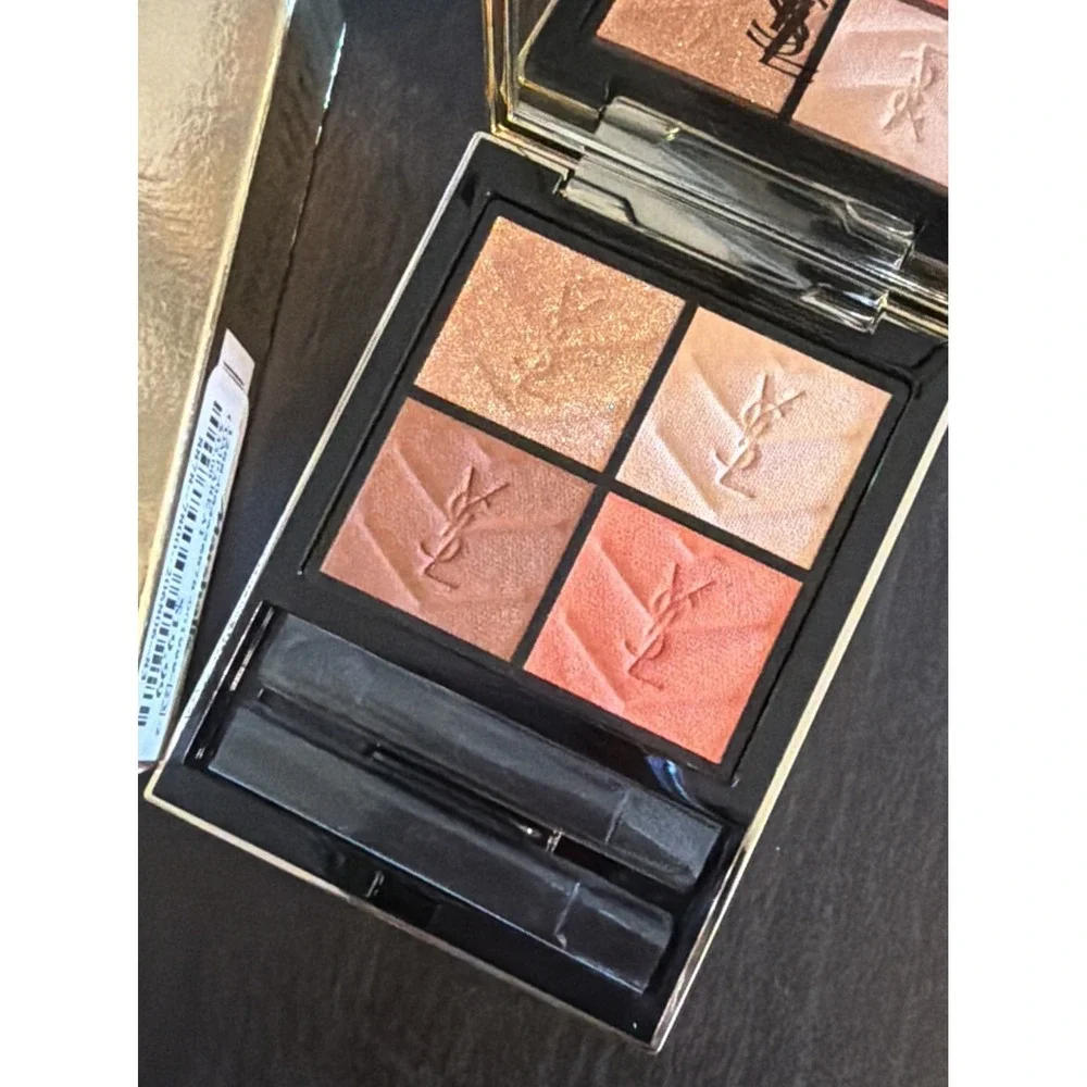 YSL Couture Mini Clutch Eyeshadow Palette #810 over orange